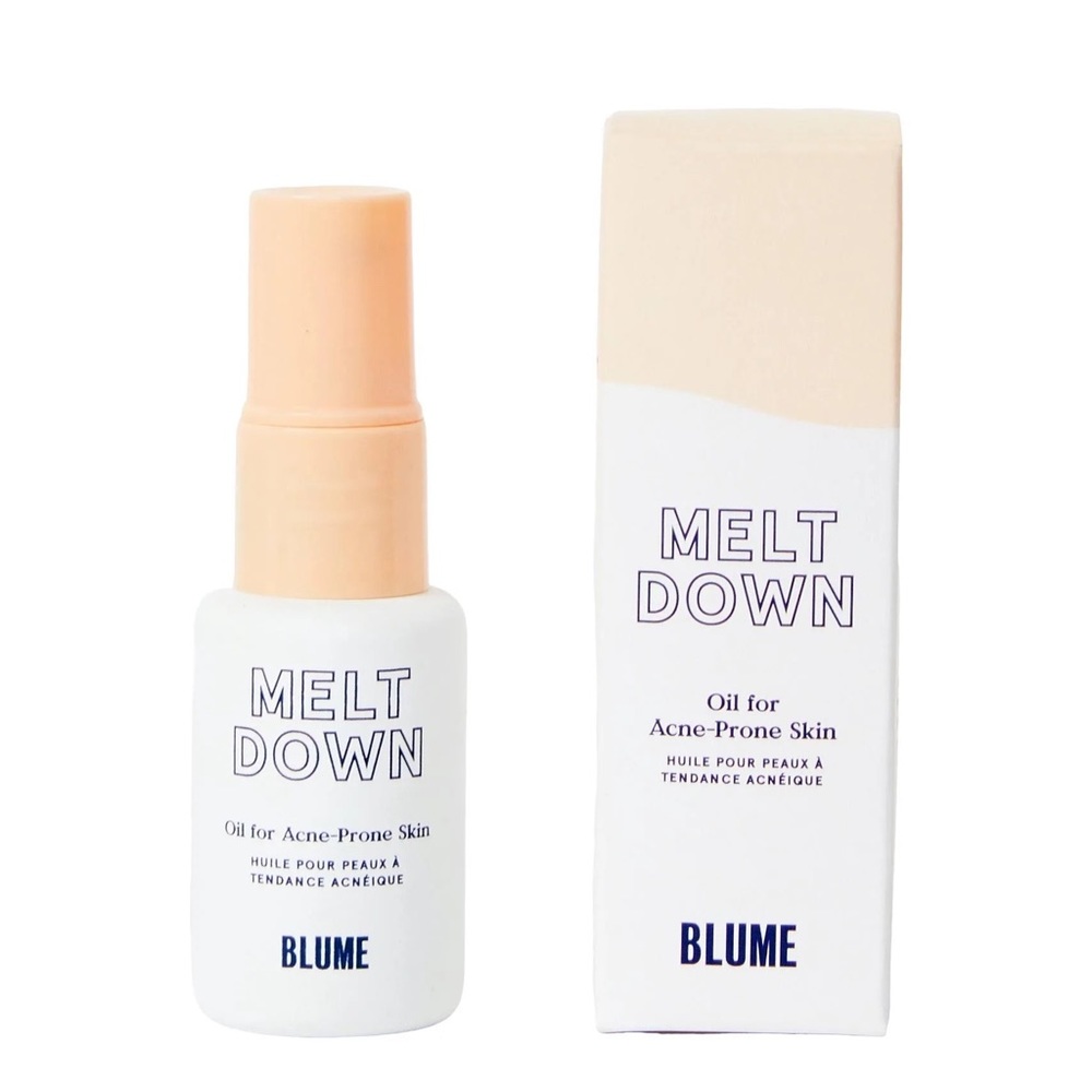 Blume Meltdown Acne Facial Oil, 0.5oz Full Size (BNIB) For Acne-Prone Skin